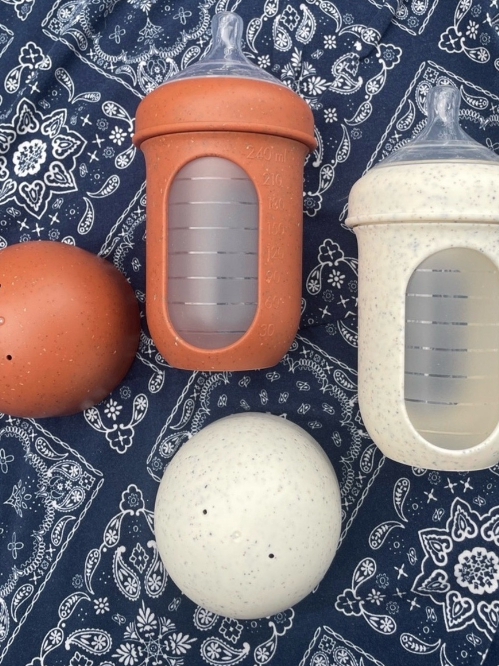 Set of 2 8oz. boon baby bottles BN